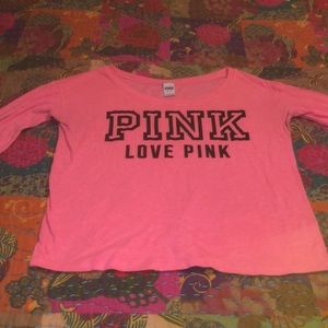 Long sleeve pink shirt